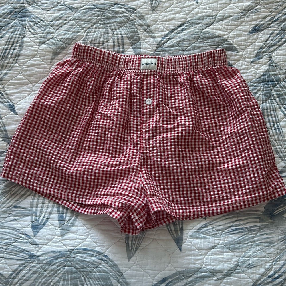 Daydrinkers red boxer brief shorts